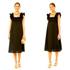 TUCKERNUCK Hyacinth House Maria Ruffle Midi Dress